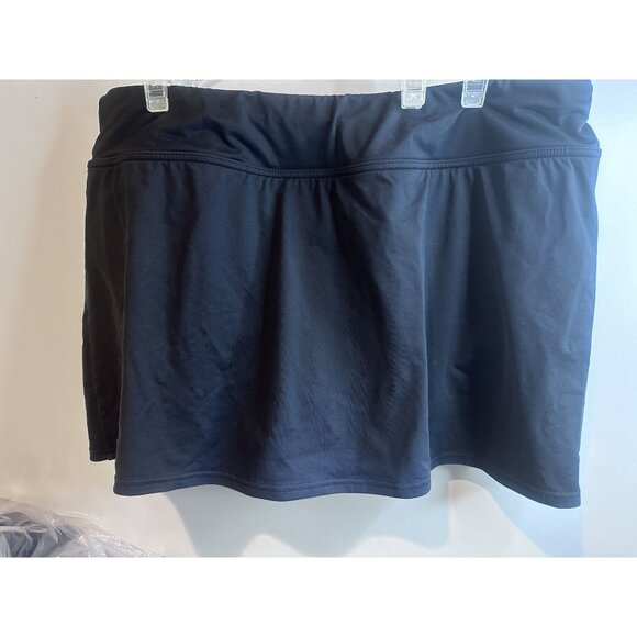 Lands End Womens Black Swim Skirt Comfortable Swimwear Size 14 - Picture 2 of 3